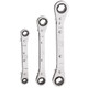 Reversible Ratcheting Box Wrench Set, 3-Piece - 68244 Reversible Ratcheting Box Wrench Set, 3-Piece - 68244
